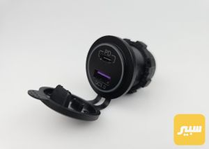 قاعده شحن ليد. USB. نوع A+C