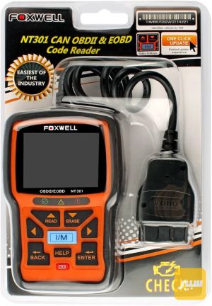 فوكس ويل ماسح ضوئي NT301 OBD 2 لمحرك السيارة وقارئ رموز الخطأ OBD2 EOBD OBDII أداة تشخيص السيارات