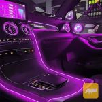نشرة داخلية ٦ قطع RGB كل الالوان نضام تحكم عل تلفون - صورة 5