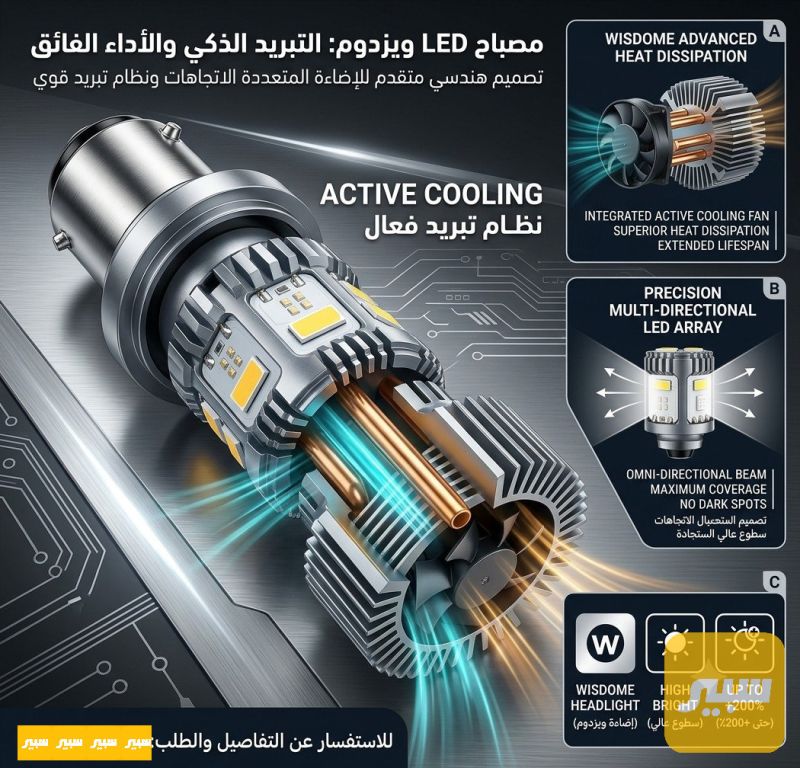 لايت LED نهاري دبل ريشه اصلي - اللايتات والإنارة