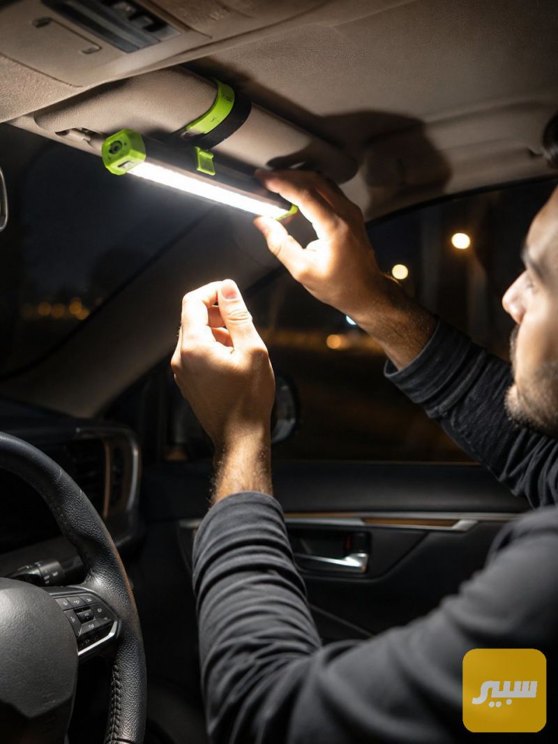 اضاءة عمل LED لاسلكية وقابلة للشحن - الكماليات والعدد