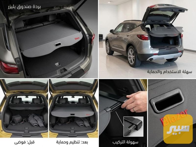 بردة جنطة بلايزر ( بردة صندوق ) قالب مضبوط - الدواخل والمقصورة - شيفروليه بلايزر