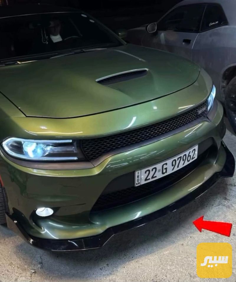 لحيه جارجر SRT اسود لامع 3 قطع - البادي والهيكل الخارجي - دودج تشارجر