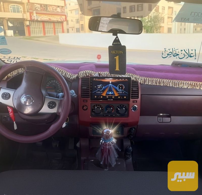 شاشة نيفارة بلادي نضام اندرويد مروحة خلفية تدعم يوتيوب بلوتوث انترنيت - نيسان نافارا
