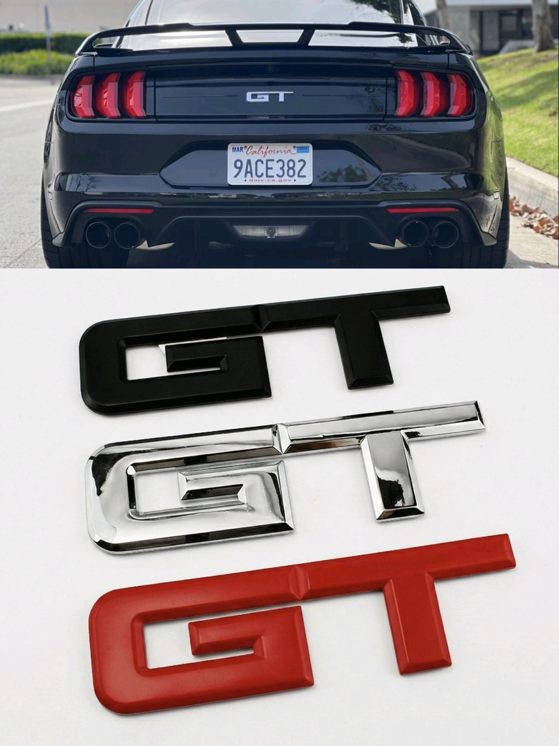 علامة GT خلفية فورد موستنك