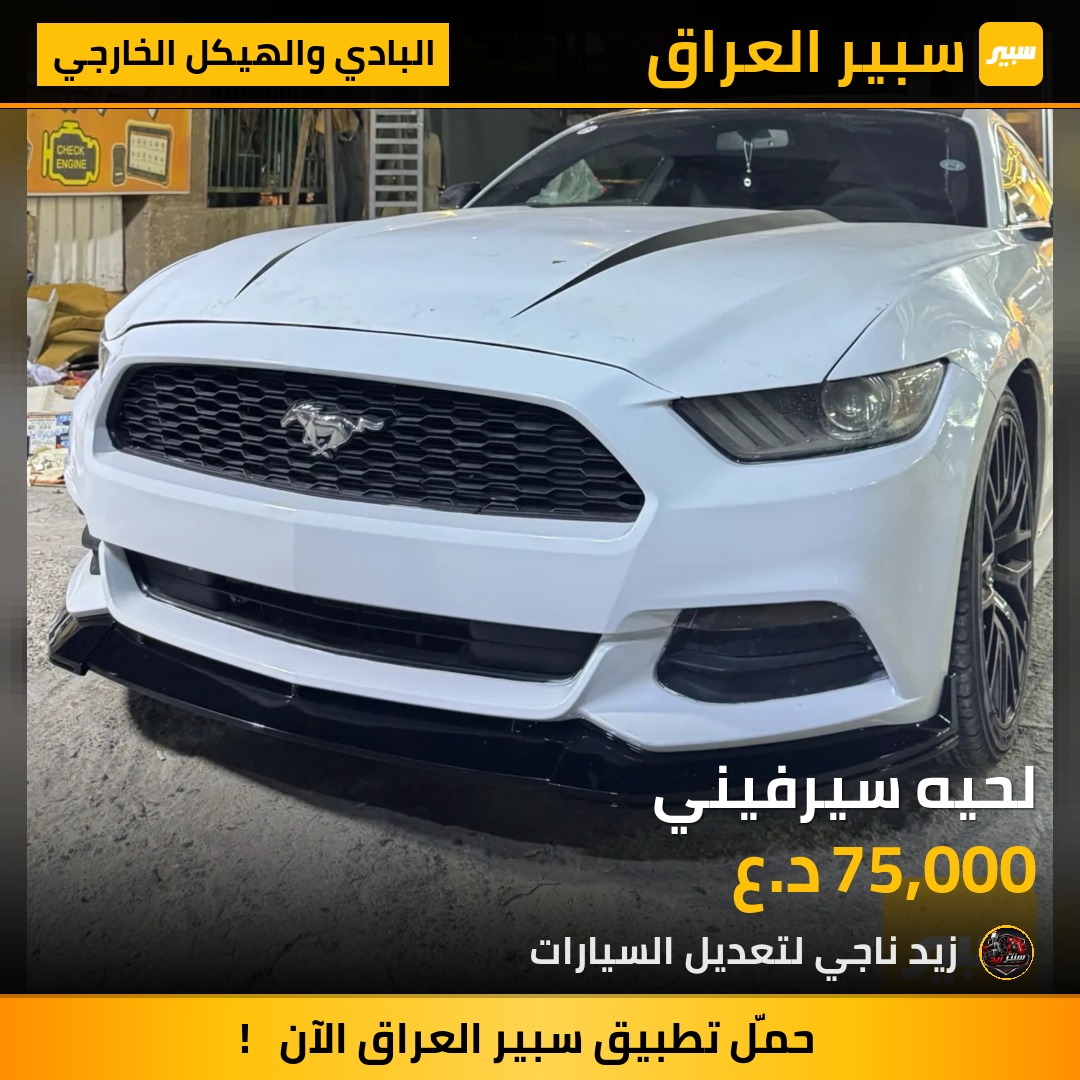 لحيه سيرفيني - البادي والهيكل الخارجي - فورد موستانج