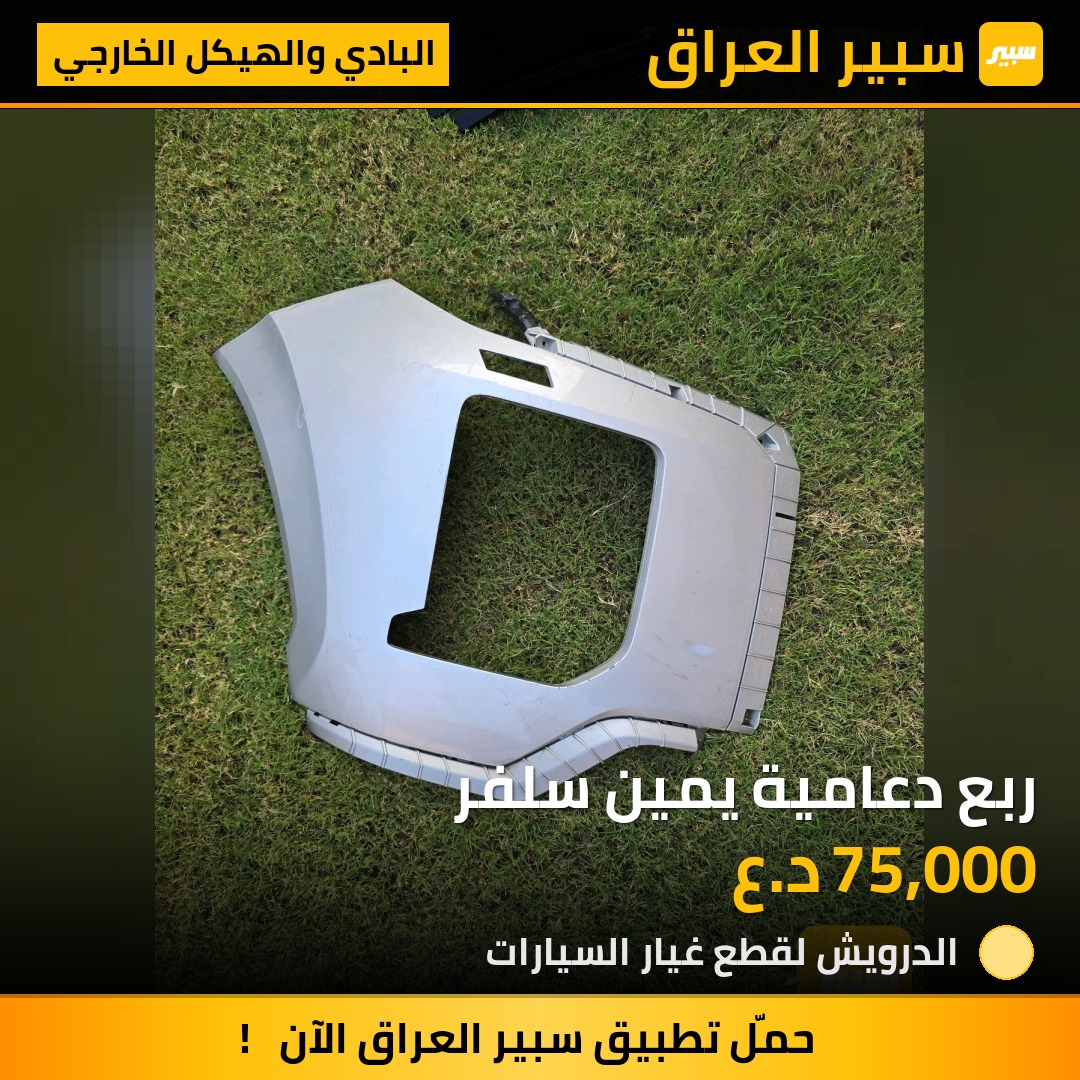 ربع دعامية يمين سلفر - البادي والهيكل الخارجي - هيونداي باليسيد