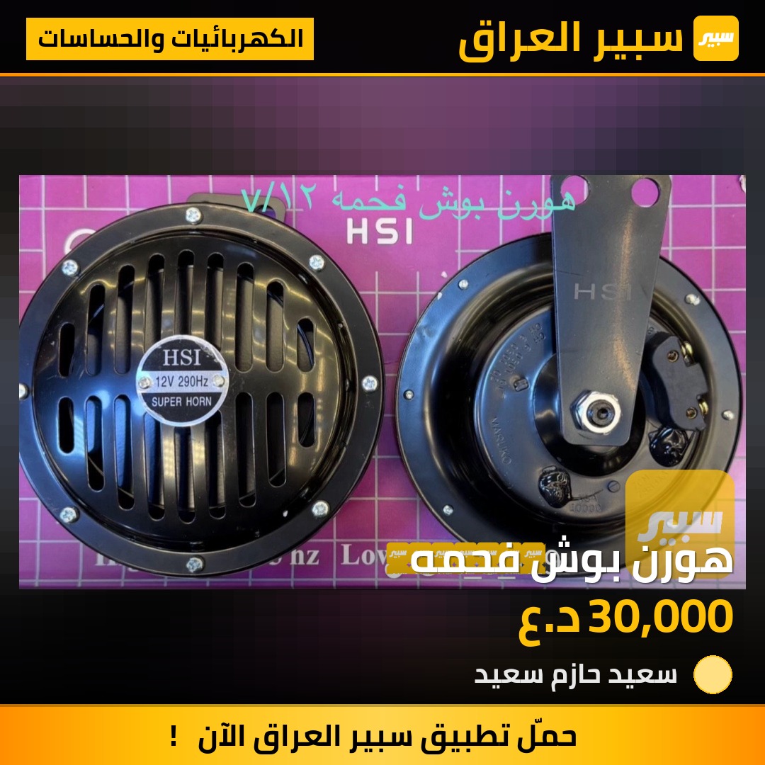 هورن بوش فحمه - الكهربائيات والحساسات