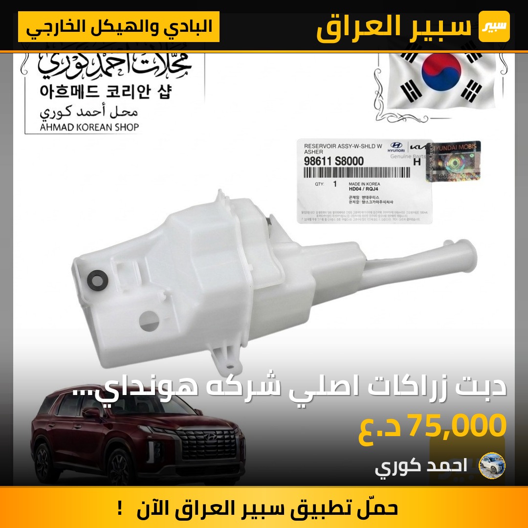 دبت زراكات اصلي شركه هونداي بالسيد - البادي والهيكل الخارجي - هيونداي باليسيد
