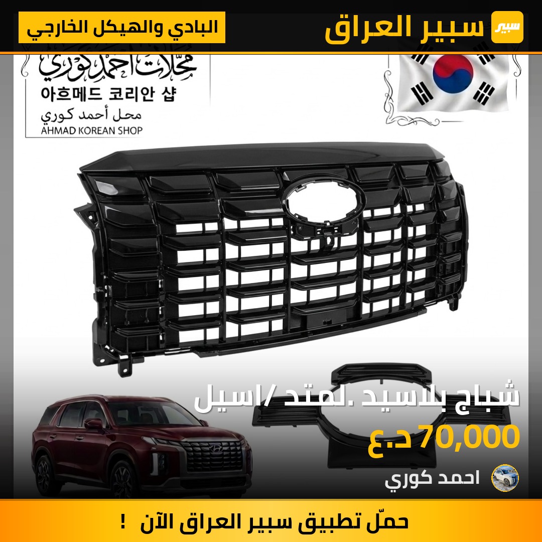 شباج بلاسيد. لمتد /اسيل - البادي والهيكل الخارجي - هيونداي باليسيد