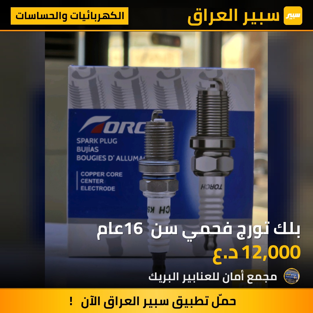 بلك تورج فحمي سن 16 عام - الكهربائيات والحساسات