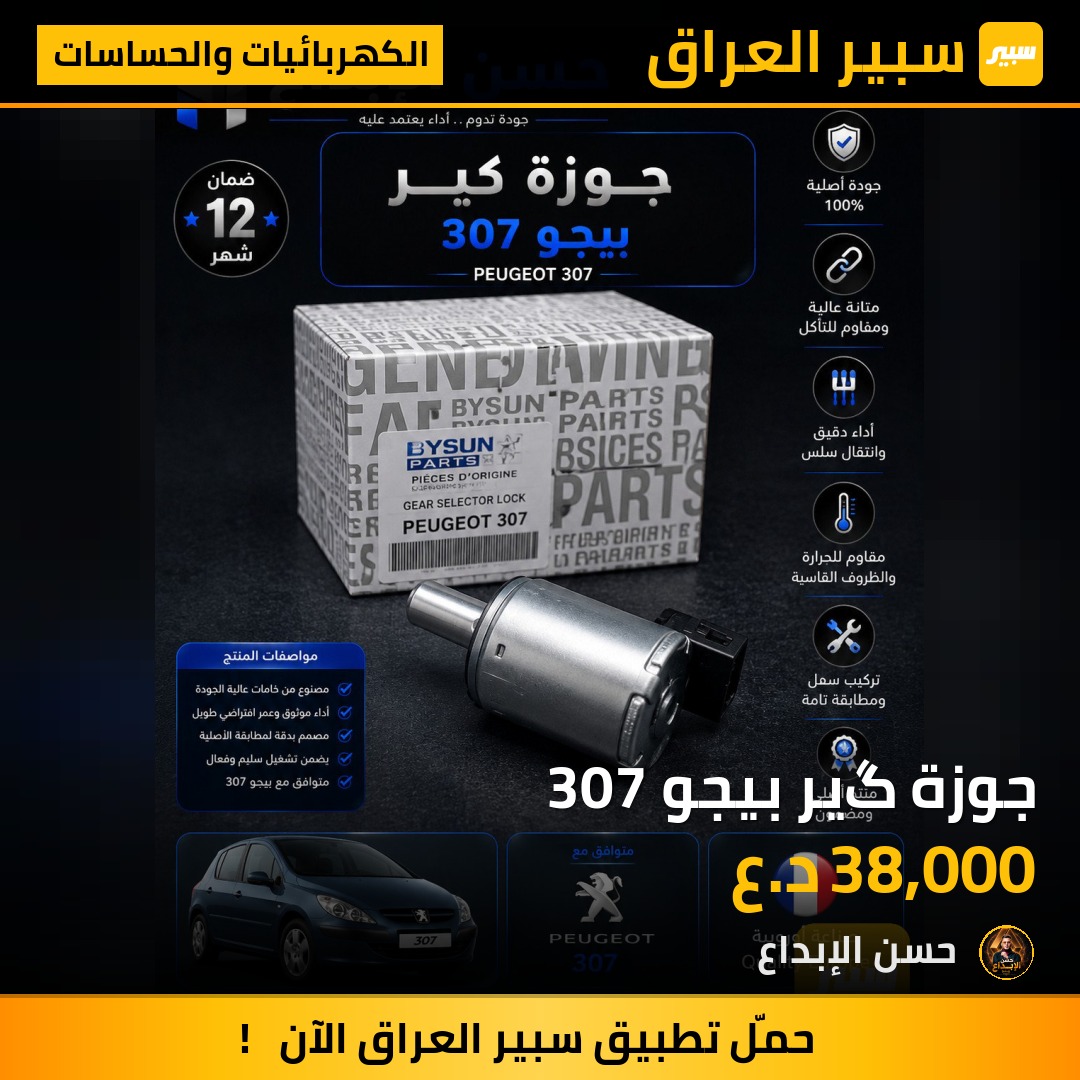 جوزة گير بيجو 307 | سبير