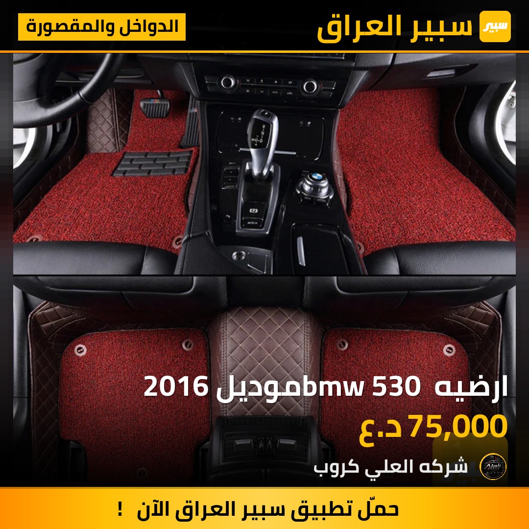 ارضيه bmw 530 موديل 2016 - الدواخل والمقصورة - بي ام دبليو الفئة 4