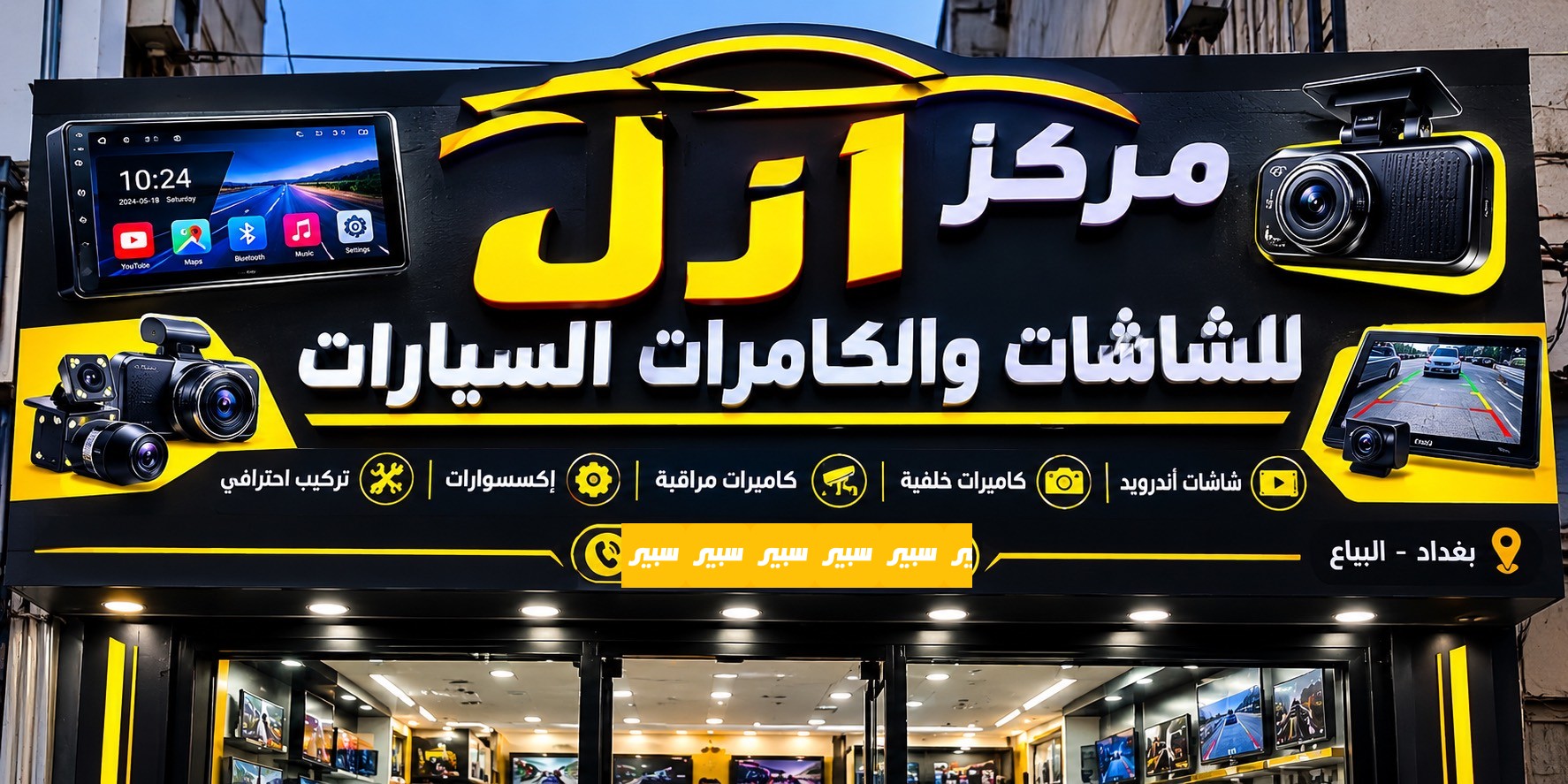 مركز ازل للشاشات والكامرات